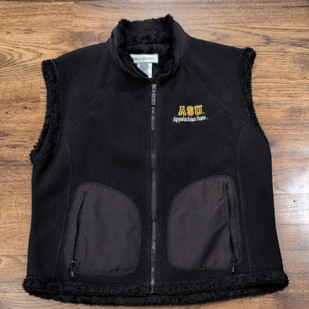 Women's Appalachian State University black vest size XL